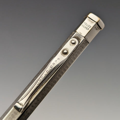 英国ヴィンテージ ヤード・オ・レッド ロールドシルバー ヘキサゴン 推進式ペンシル 紙箱入